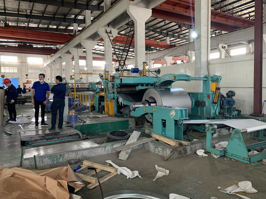 Uncoiling با سرعت بالا 1600 میلی متر دستگاه کویل فولادی برش