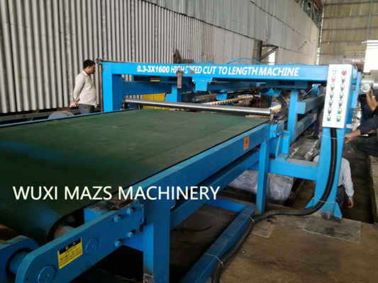 اتوماسیون برای خط دستگاه برش به طول ورق فولادی ضد زنگ با MA 3X1600mm با دقت بالا