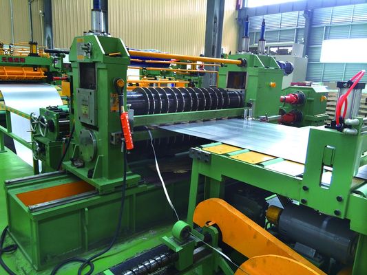 دستگاه برش نوار فولادی 0.6-5 میلی متر تغذیه چپ راست