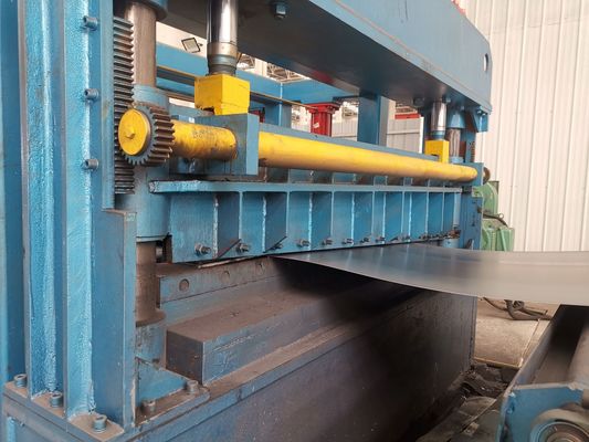 Ma-12×2000 تراز 4 میلی متر ورق فلز دستگاه برش به طول