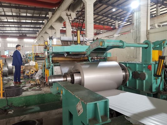 دستگاه برش نوار فولادی 50-1500 میلی متر برای عرض سیم پیچ / عرض برش